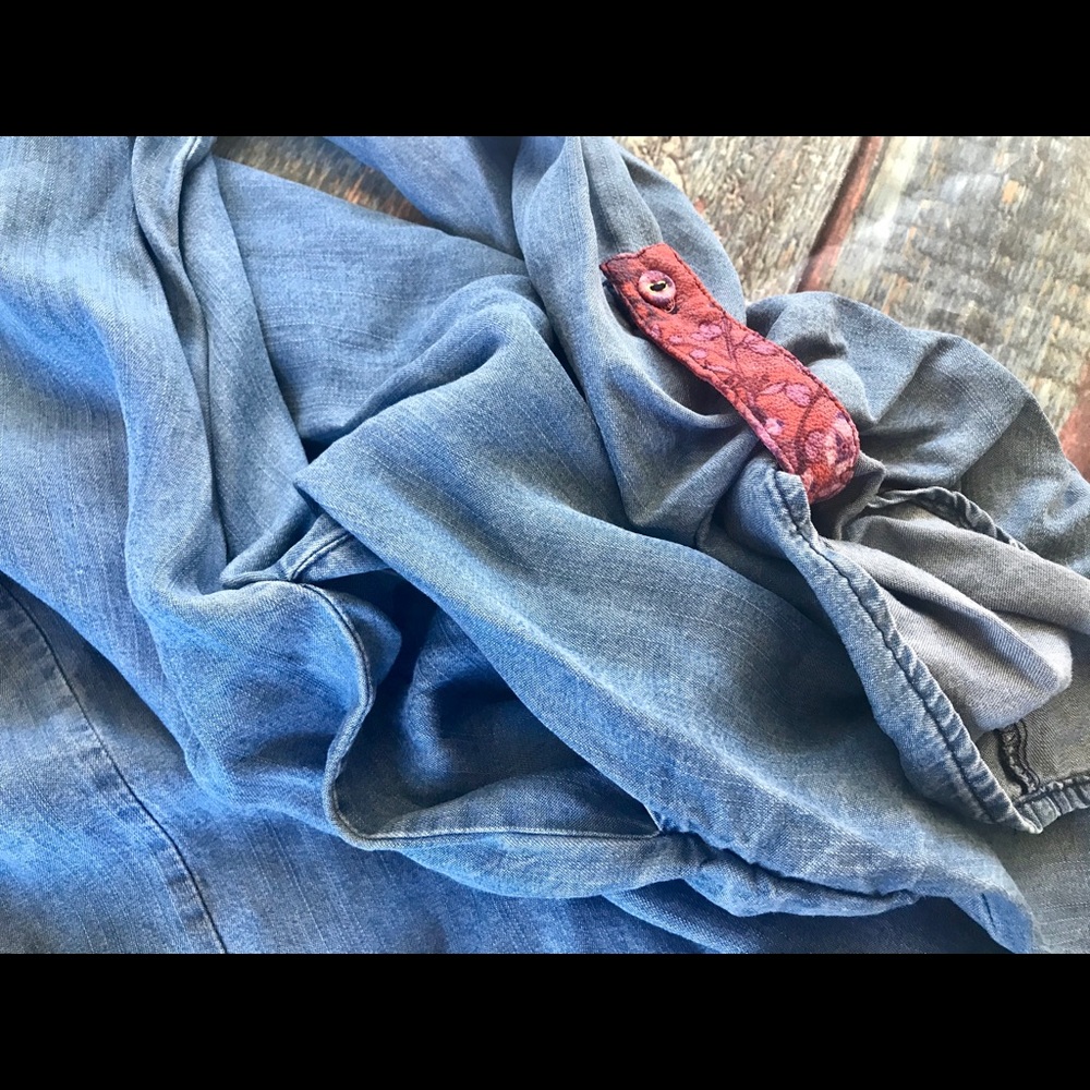 Penelope Rose Women's M soft Denim Dress - Picture 11 of 13